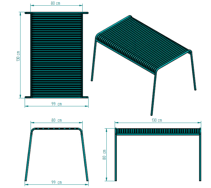 Mesa de Comedor Tupla